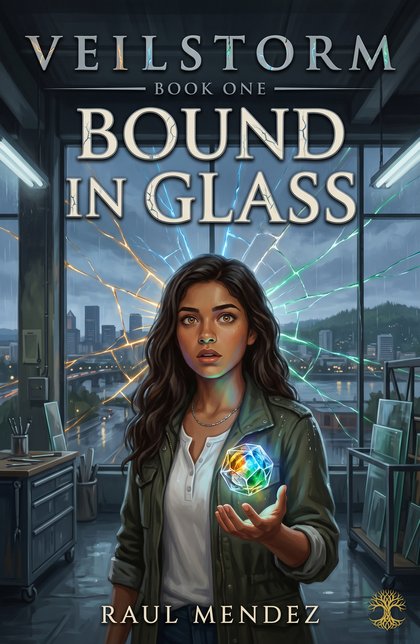 New cover for Bound in Glass